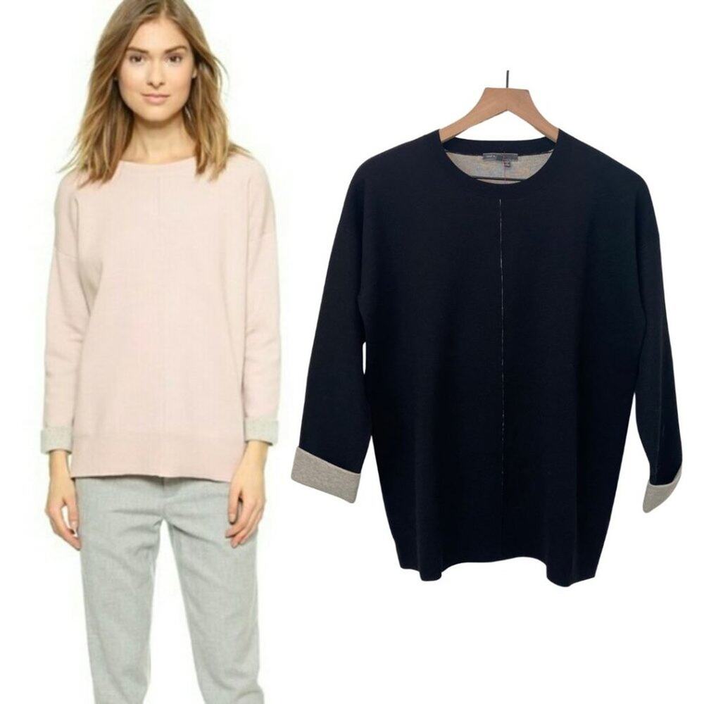 Vince Knit Crew Neck Sweater Black Small